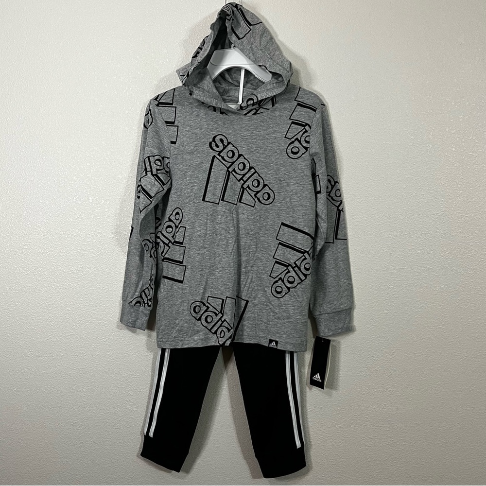 NWT Hooded Adidas pant set